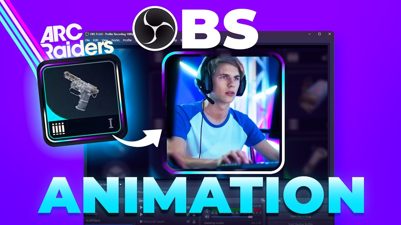 OBS Tutorial: Arc Raiders Inventory Animation