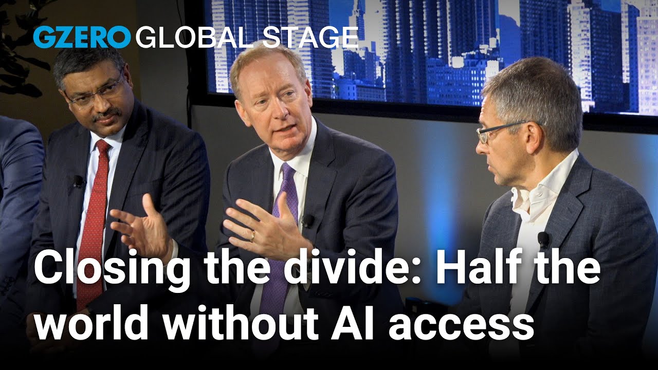 The AI divide: Who gets left behind? | Microsoft's Brad Smith | Global Stage