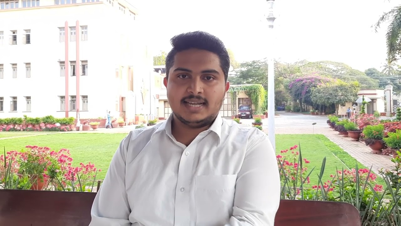 Life Skill  Training @ Ramakrishna Vidyashala,Mysuru : Mr Kiran ,a pass out sharing his views 🍀