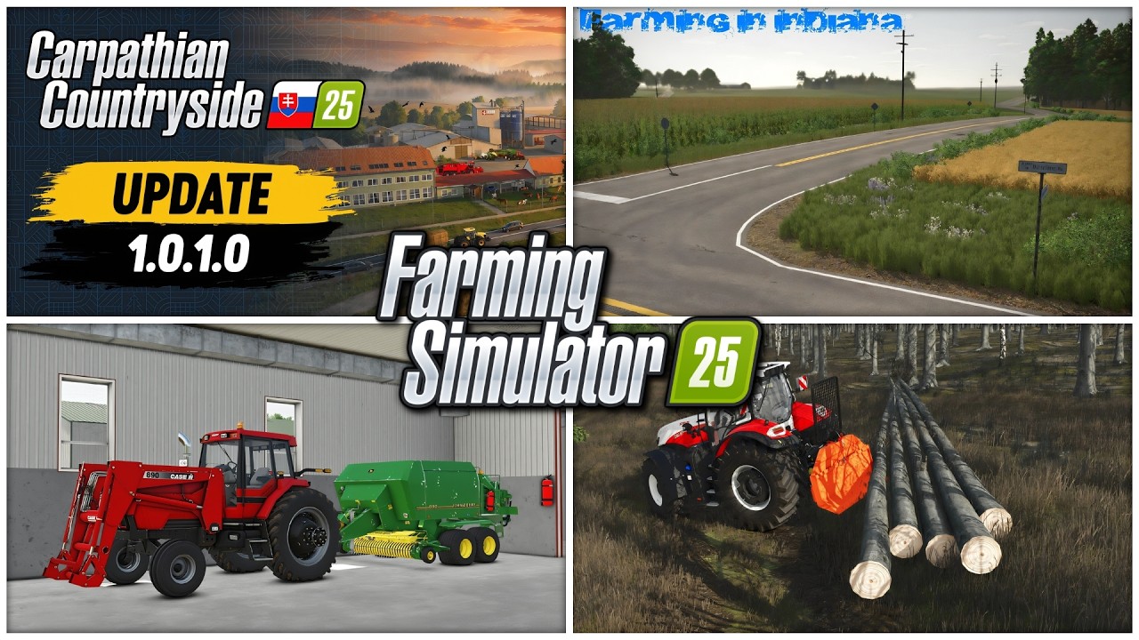 Farm Sim News - Carpathian Update, Indiana Map, Ikas Shop, & More! | FS25