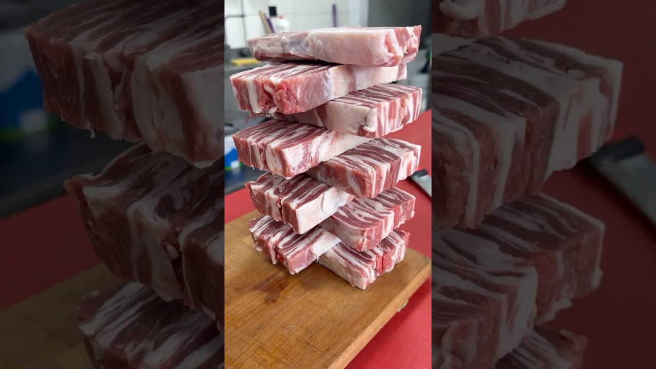Kuzu kaburga şiş kebap - lamb rib skewer #kasap #food #tarif #kebap #beef #yemek #meat #mangal #asmr