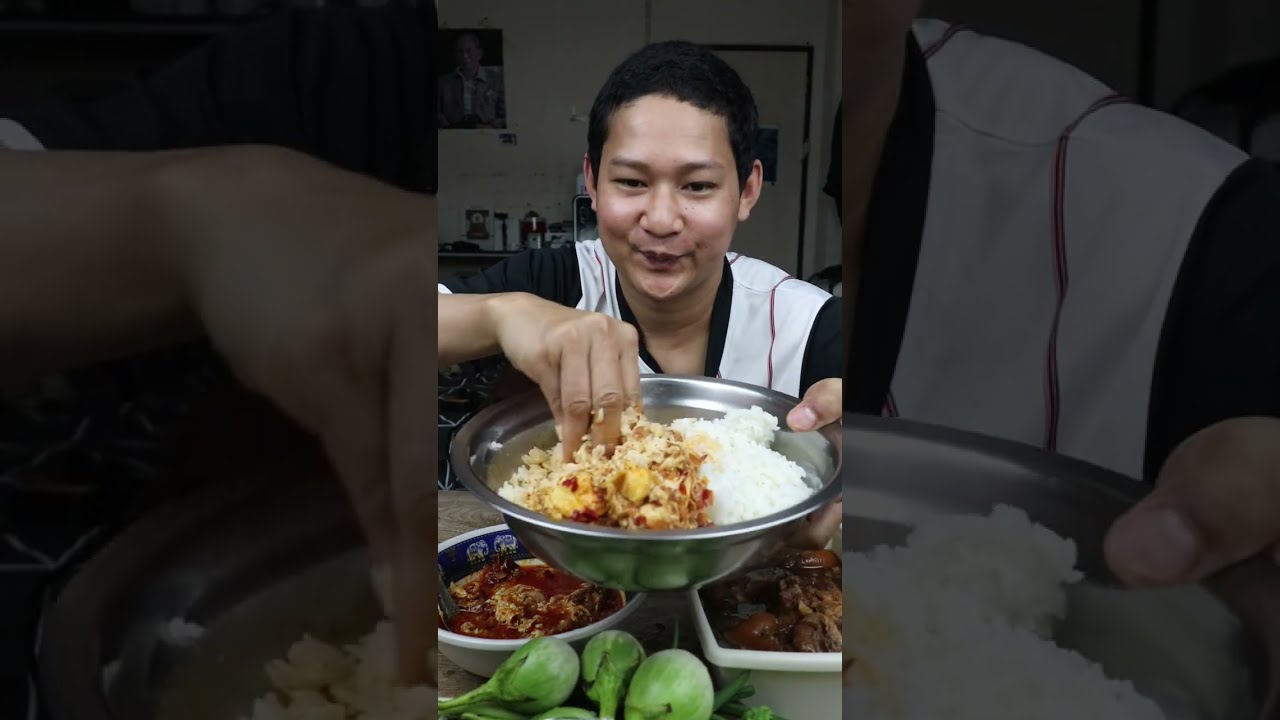  กินต้มขาหมูและแกงไข่พร้อมวิธีทำครับ 