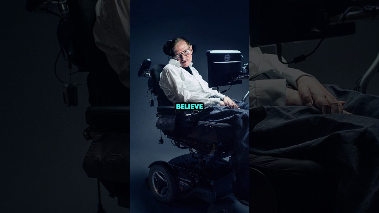 Stephen Hawking was an Atheist.😨#jumpersjump #podcast#stephenhawking#atheist #god#wheelchair#shorts