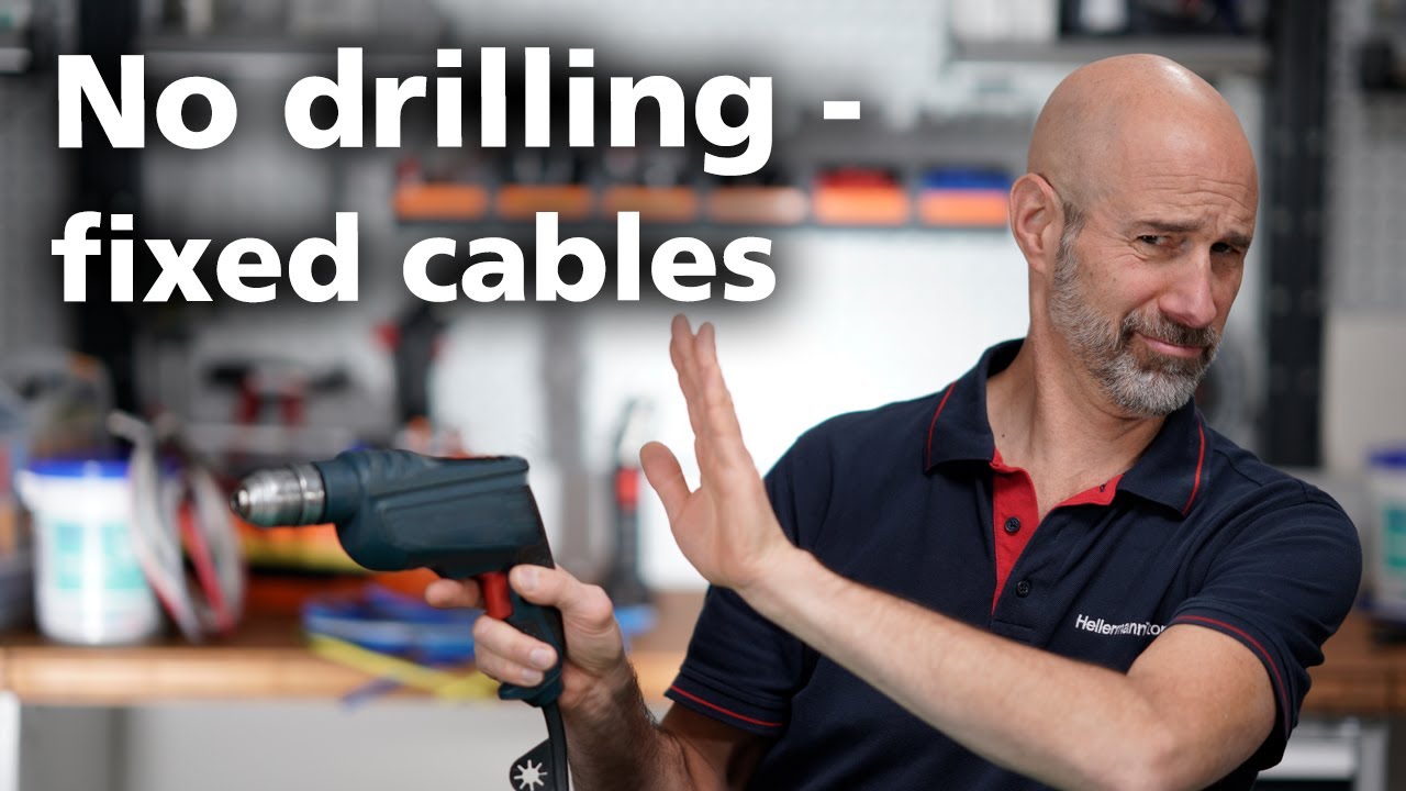 How do you affix cable tie mounts without drilling? (EN)