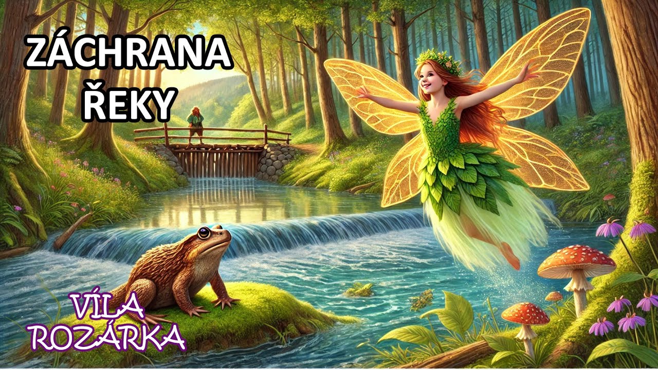 🧚‍♀️ Rozárka a záchrana řeky | audio pohádka | Dobrodružství víly Rozárky 🌊