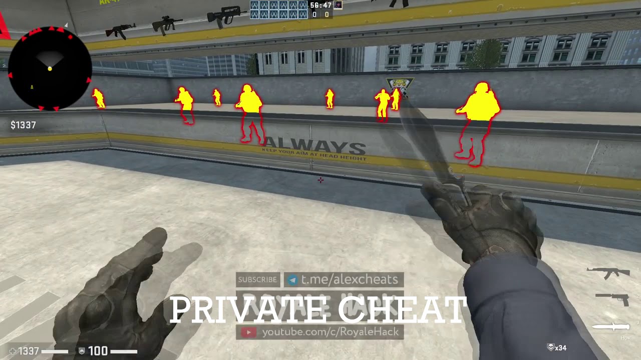 FREE PRIVATE HVH CHEAT FOR CS:GO!