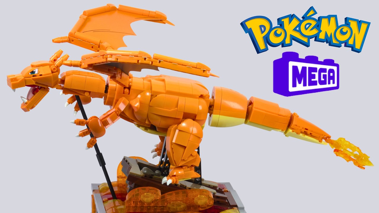 MEGA Pokemon Motion Charizard - LEGO Pokemon Speed Build