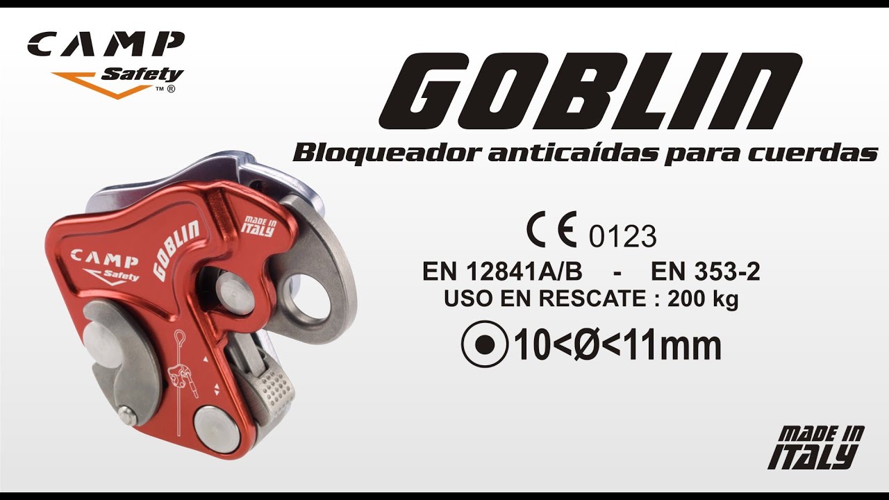 GOBLIN [ESP] - Bloqueador anticaídas para cuerdas