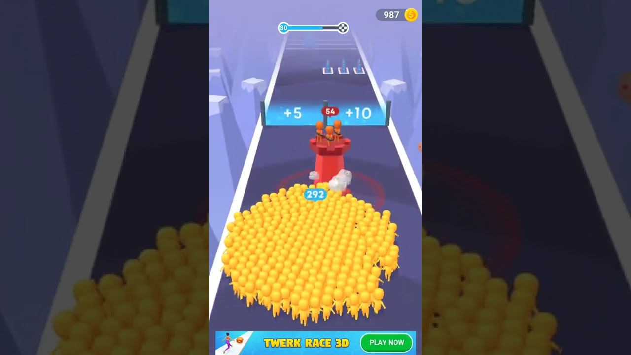 Count Masters Level 80 Gameplay Walkthrough Android #Shorts