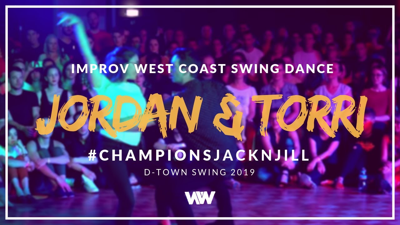 West Coast Swing Dance | Jordan Frisbee + Torri Zzaoui | Champions J&J - D-Townswing 2019