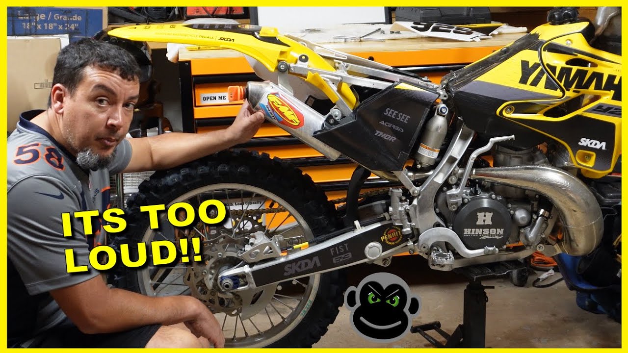 How to Repack a 2 stroke Silencer | FMF Shorty | YZ 250 2 Stroke