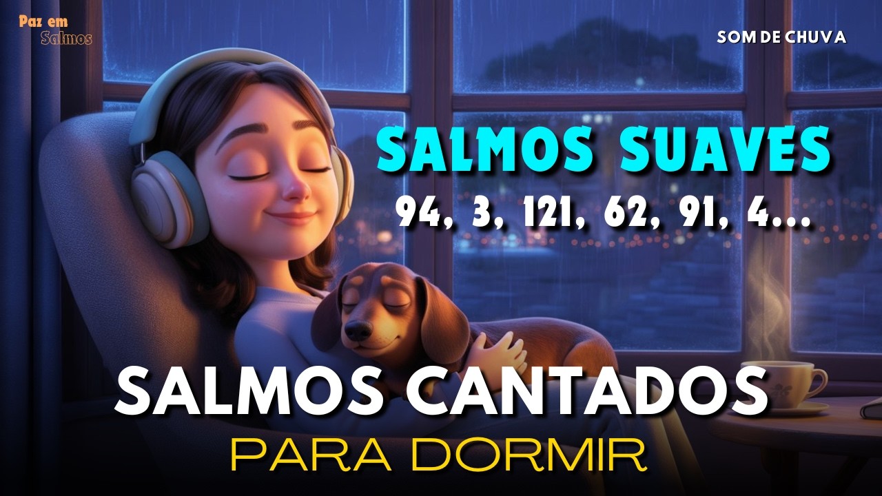 Salmos Cantados Para Dormir Rápido e Acordar em Paz | Salmos Cantados para Dormir