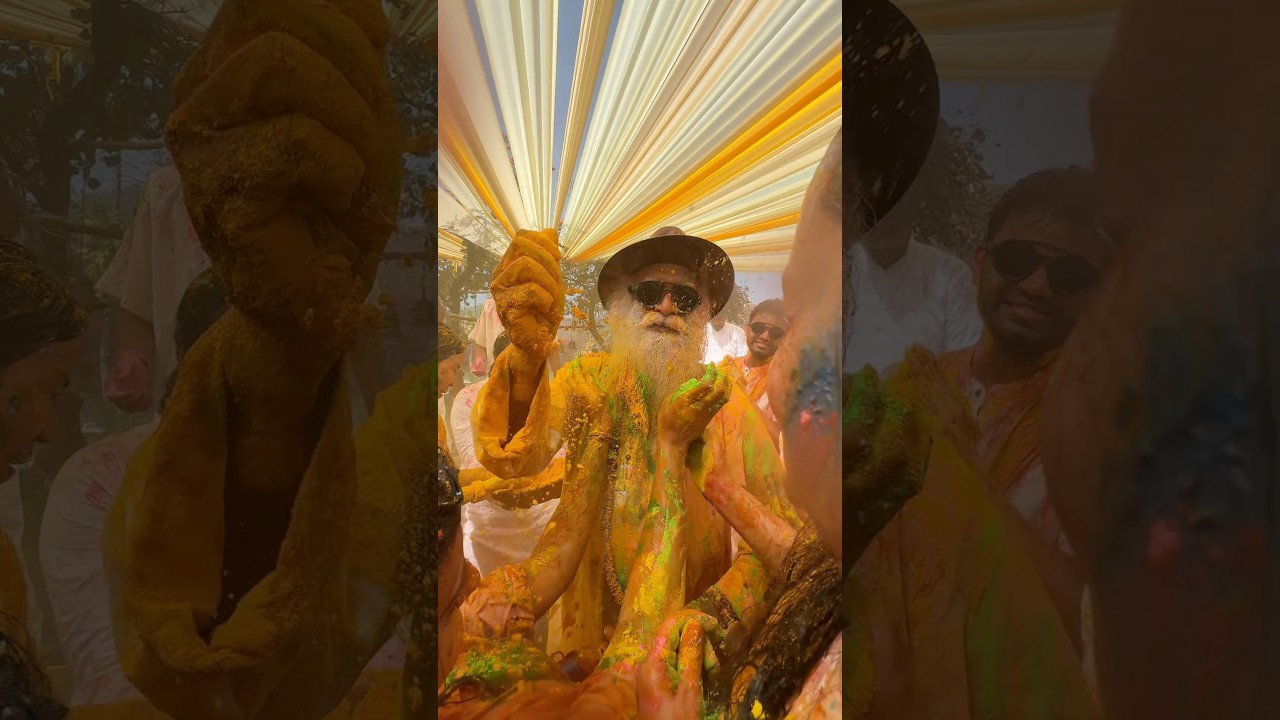 Holi Celebrations With Sadhguru in Khajuraho #MysticMusings