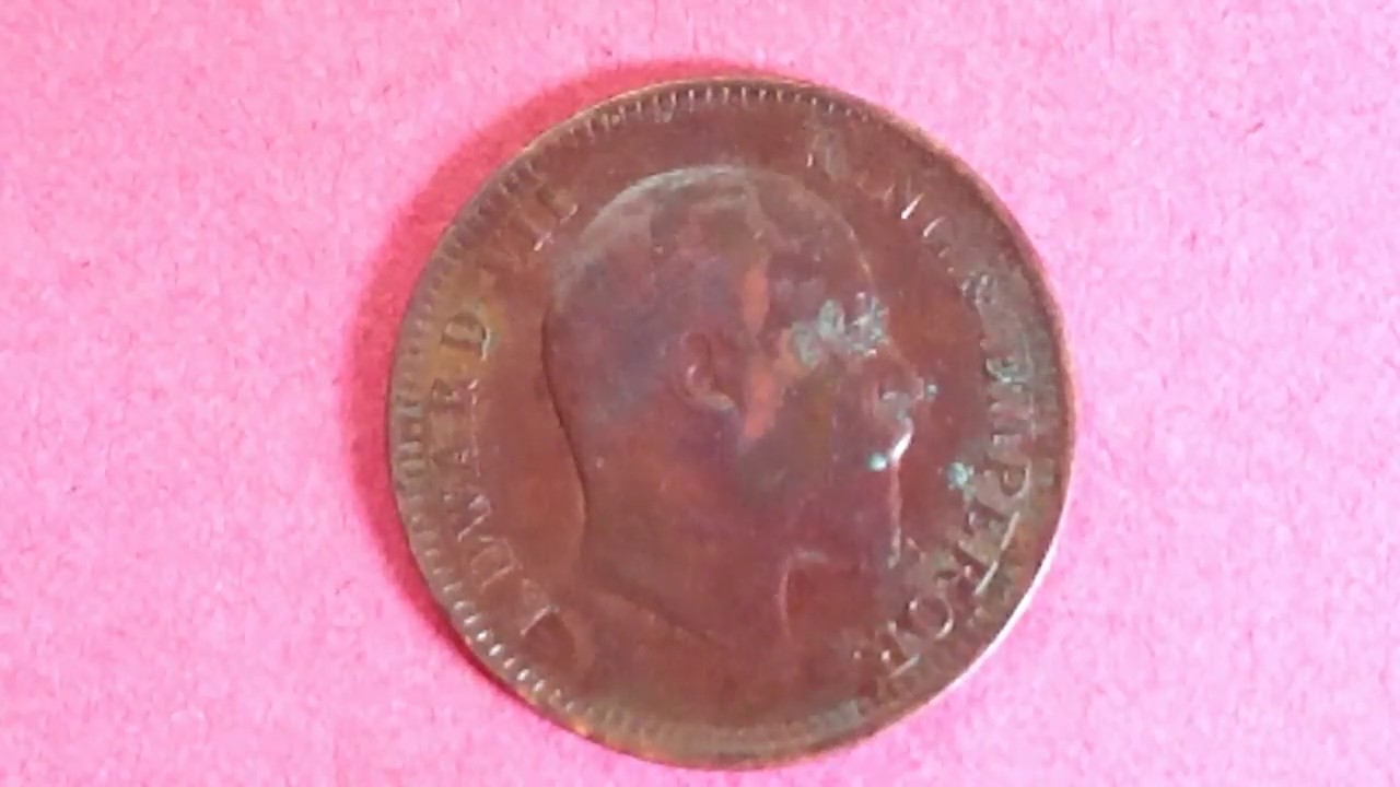 One Quarter Anna 1908, King and Emperor Edward VII