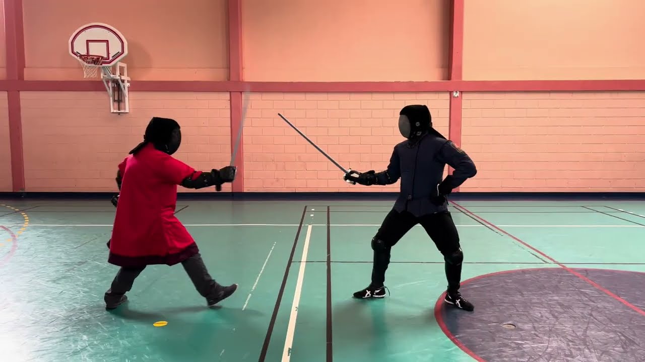 Military Sabre Sparring - Pedro vs Rui