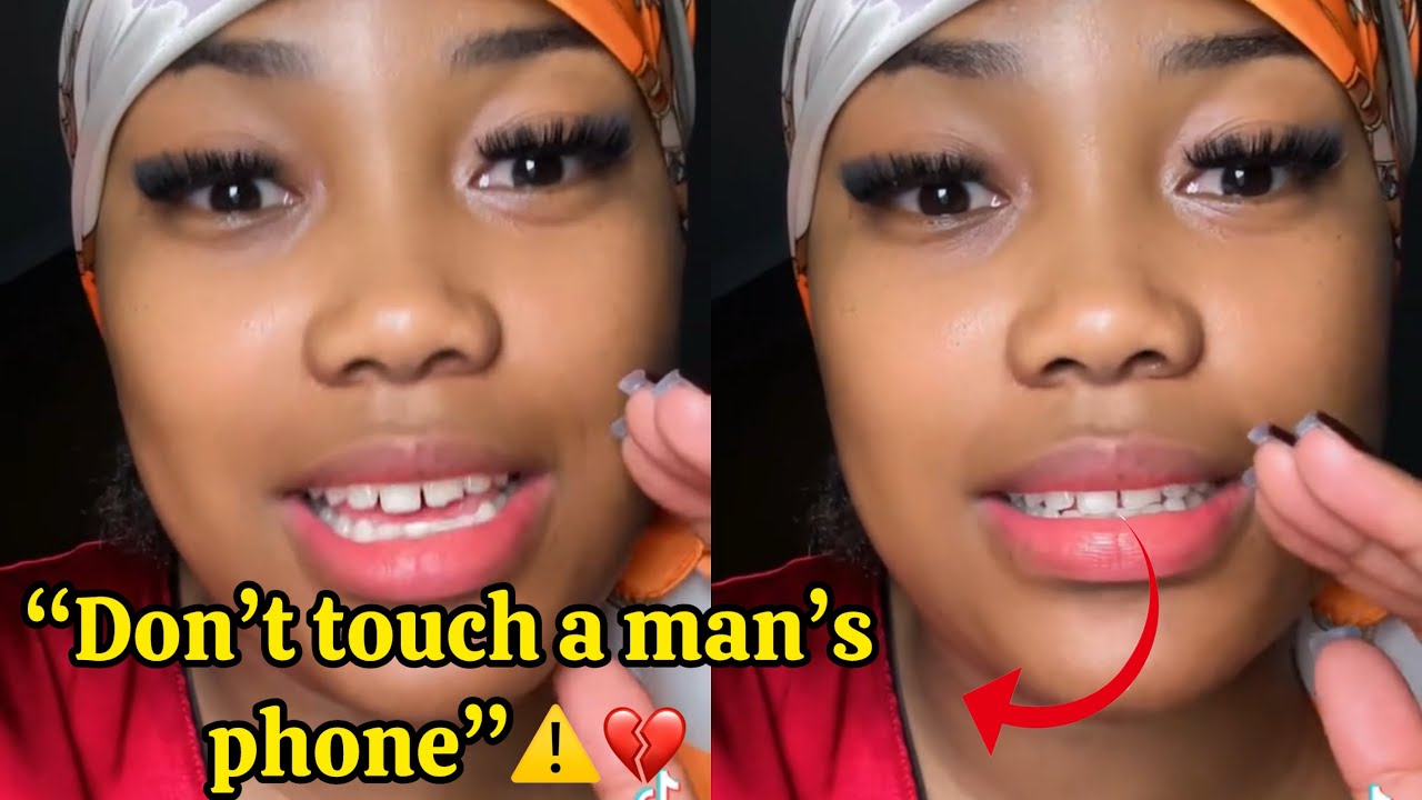 Yoh😱Lady send a warning to ladies who touch their man’s phones💔