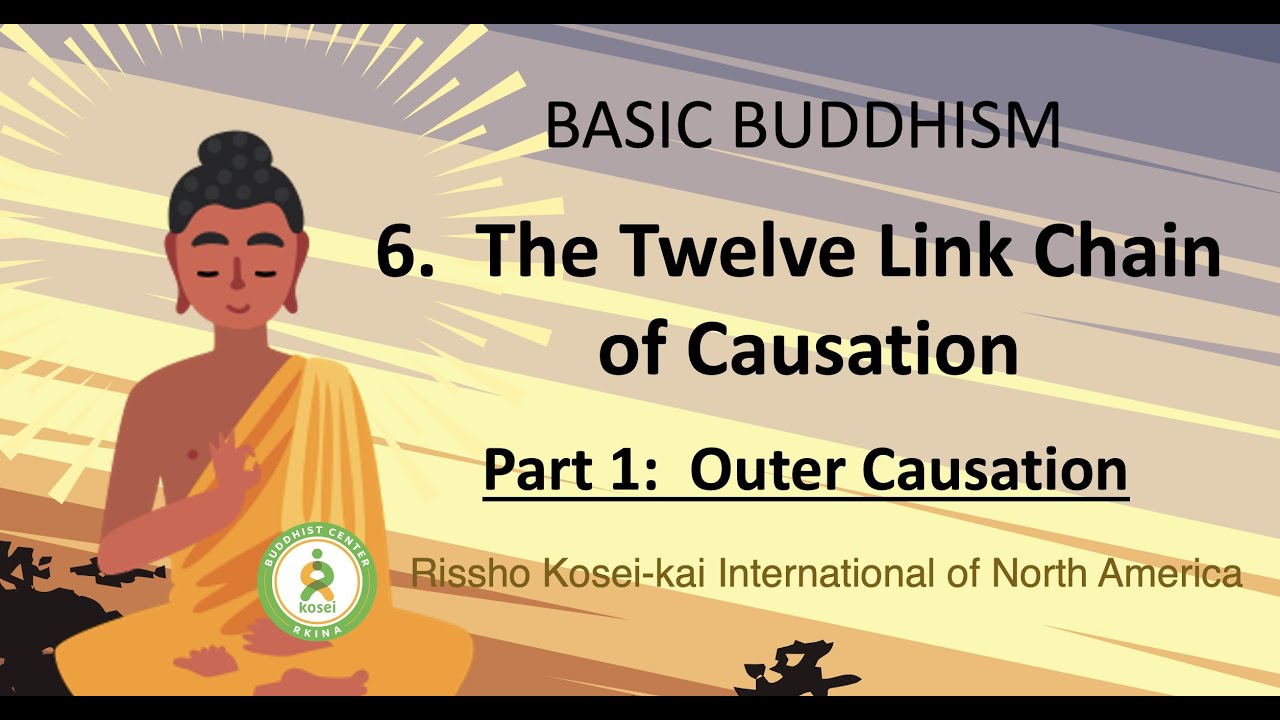 Buddhism For Beginners 6:The Twelve Link Chain of Causation Part 1, Outer Causation-RKINA
