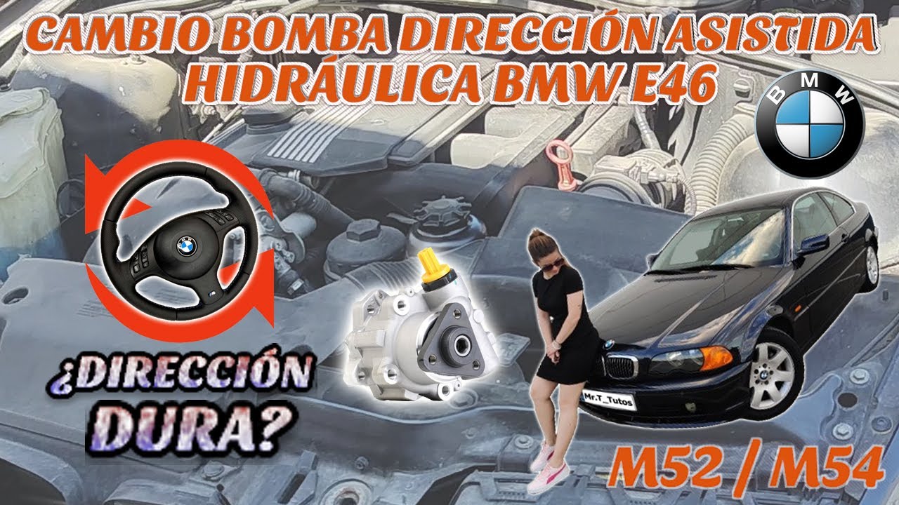 BMW E46 | COMO CAMBIAR BOMBA DIRECCION ASISTIDA HIDRAULICA (Dirección Dura)