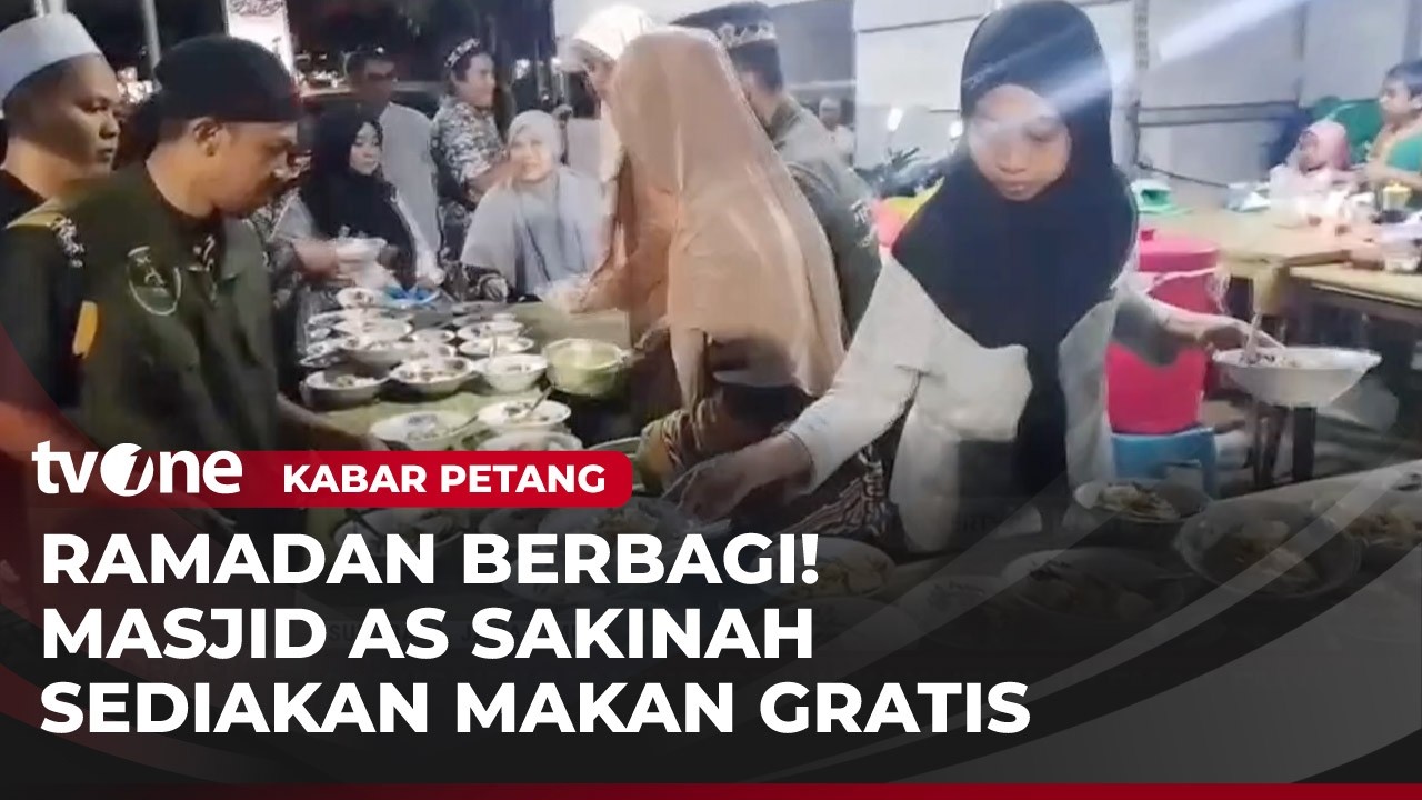 Masjid As Sakinah Sediakan Buka Puasa dan Sahur Gratis untuk Warga | Kabar Petang