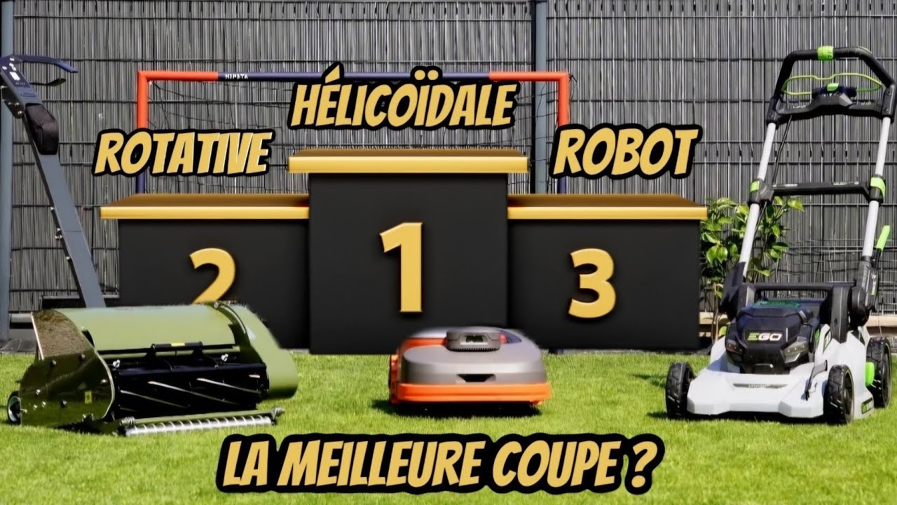Tondeuse hélicoïdale, robot ou rotative - La meilleure qualité de coupe ?