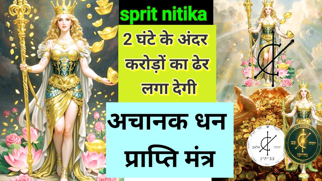 🔱 Nitika Angel Spirit Money Factoring | Gold Spirit से अचानक धन प्राप्ति का रहस्यमय मंत्र 🔱