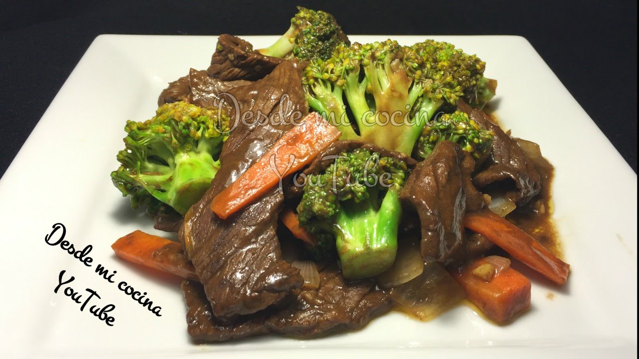 Res con Brocoli -COMIDA CHINA- / Beef with Broccoli - DESDE MI COCINA by Lizzy