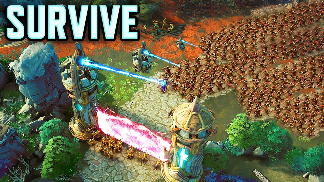 New PvE Tower Defense RTS MOBA! Eversiege Max Difficulty is INSANE