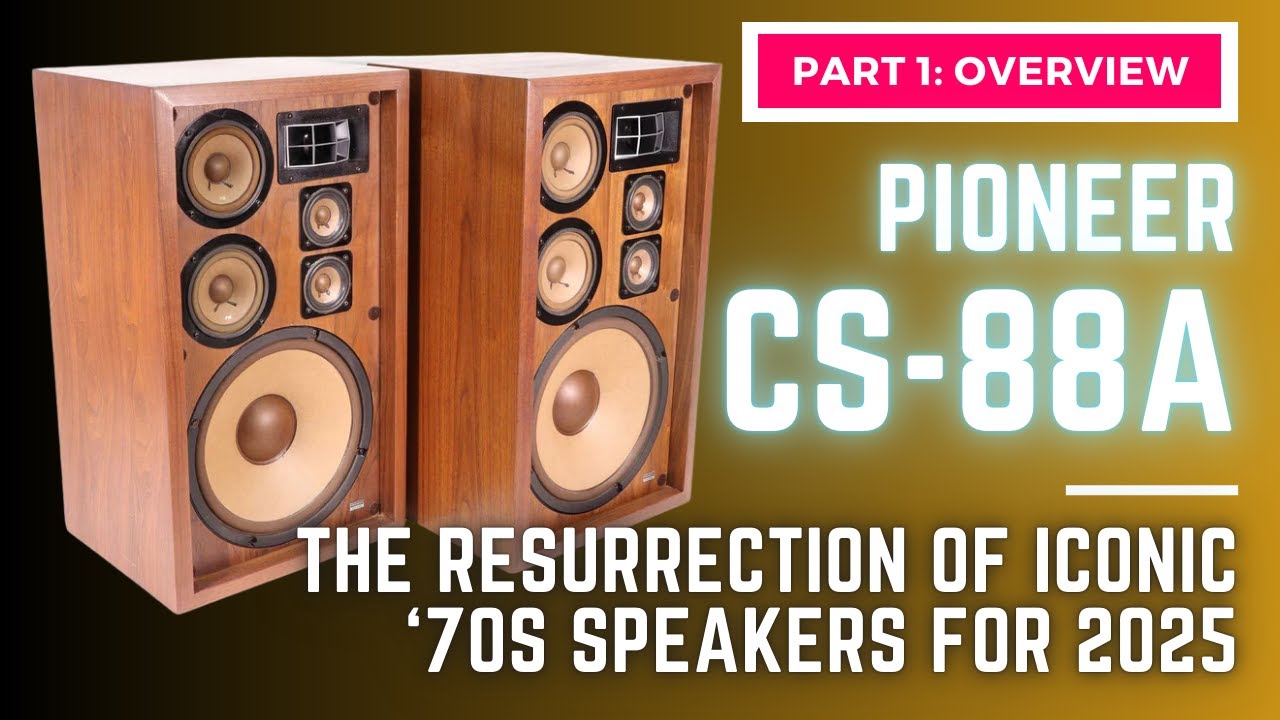 Pioneer CS-88A | 1970s speakers refurbished for 2025! - Review: Part 1