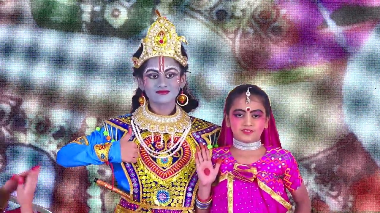 krishna theme  class 4th and 5th