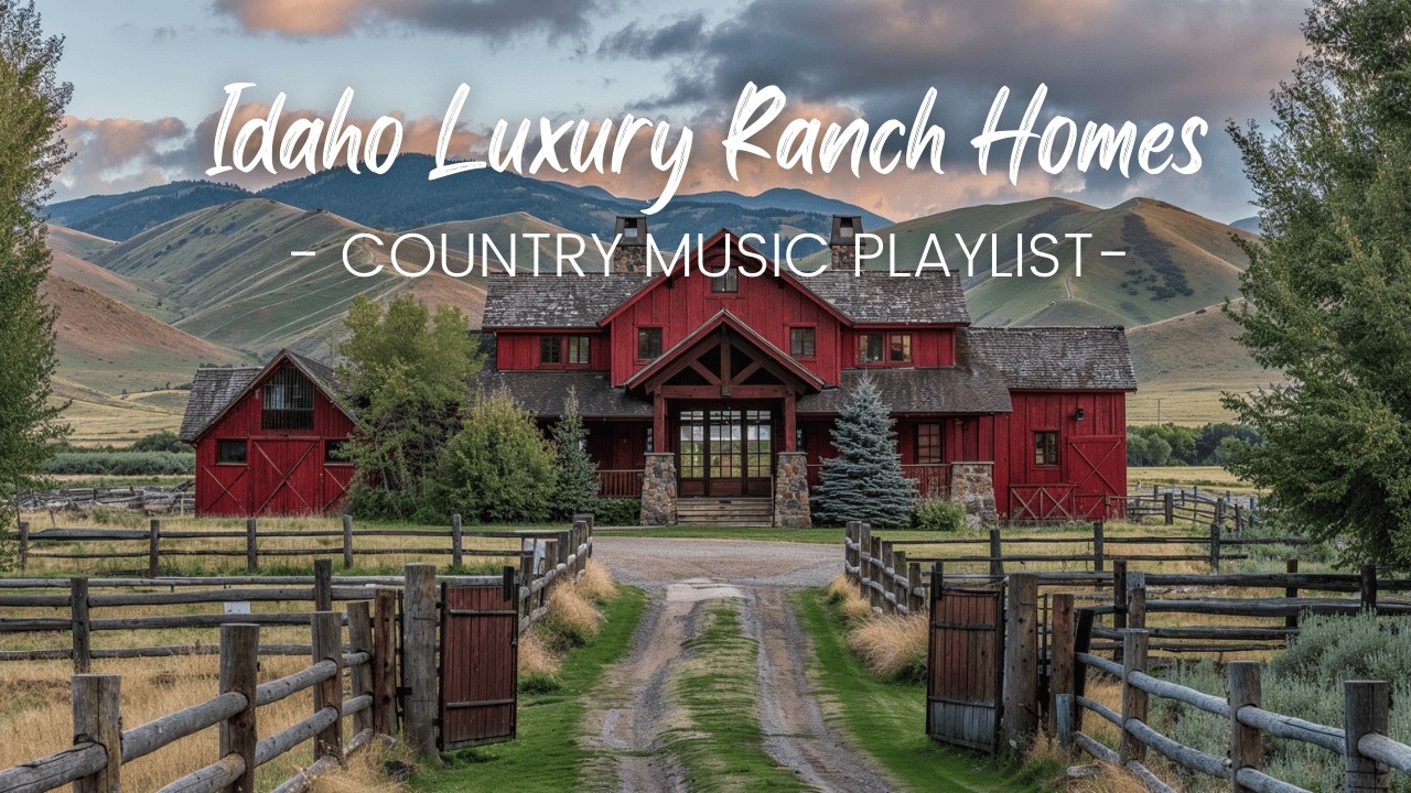 Idaho Luxury Ranch Homes | Relaxing Country Music