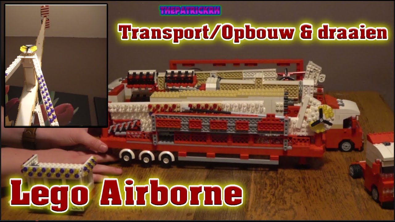 Lego Airborne Transport/Opbouw/draaien