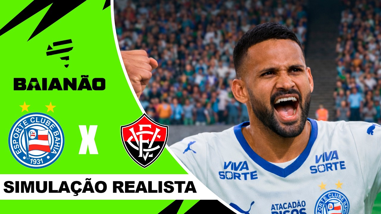 BAHIA X VITÓRIA | Baianão 2026 | Simulação Realista