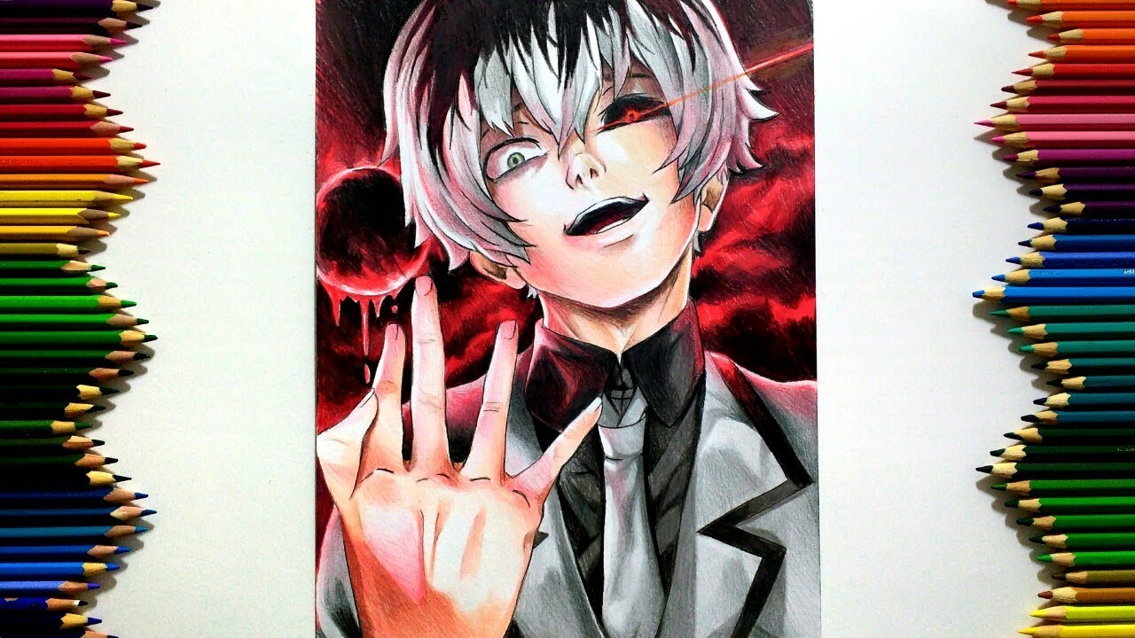 Drawing - Haise Sasaki ( Tokyo Ghoul:re 東京喰種トーキョーグール:re )