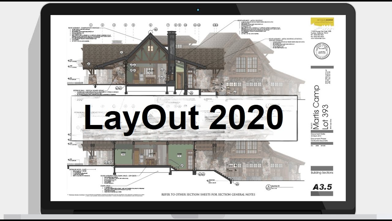 LayOut 2020 Приемы оформления проекта