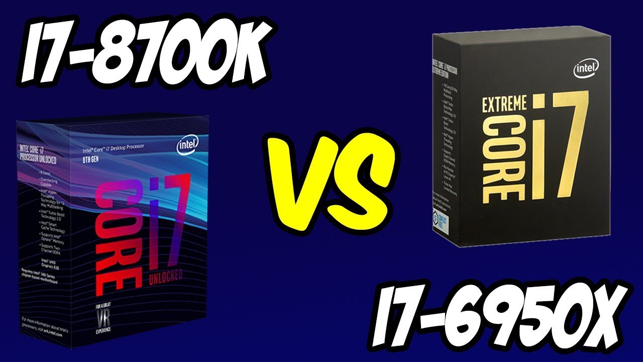 💥i7-8700K vs i7-6950X 🔥Benchmarks + Gaming Test! 🎮 [4K]