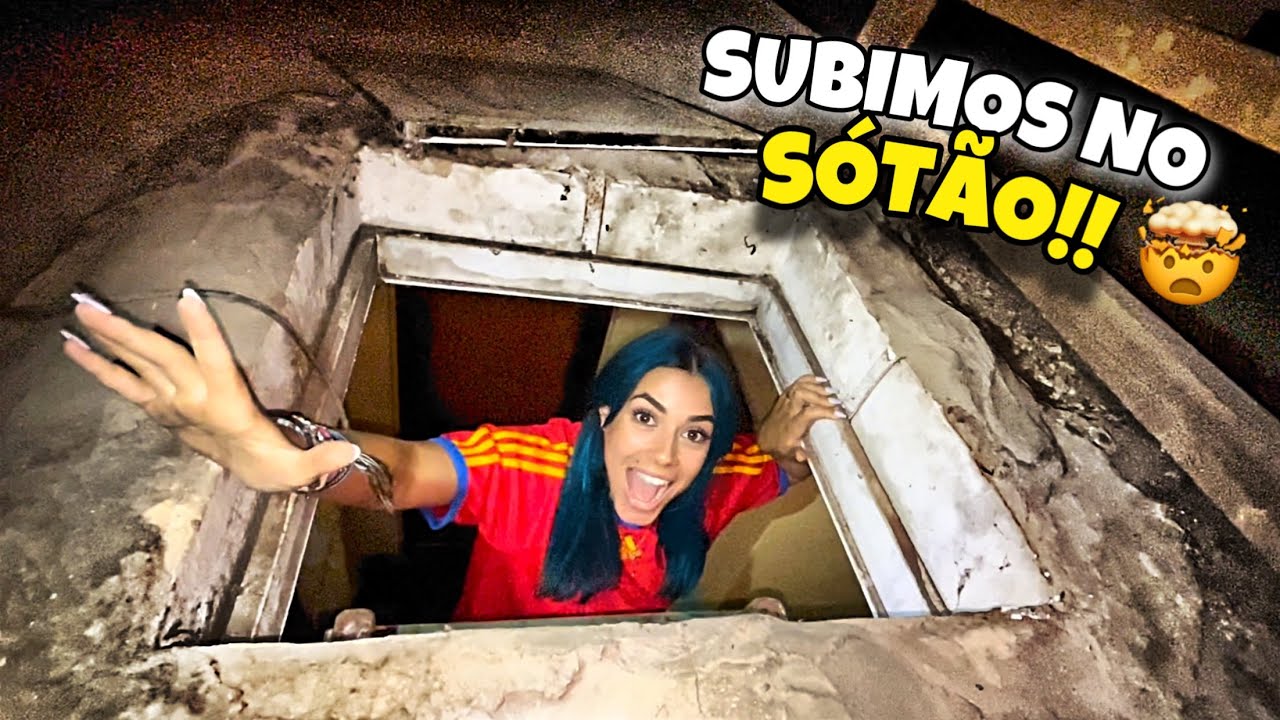 DESCOBRIMOS O QUE TEM NO ESCONDERIJO DA MINHA CASA ABANDONADA!!