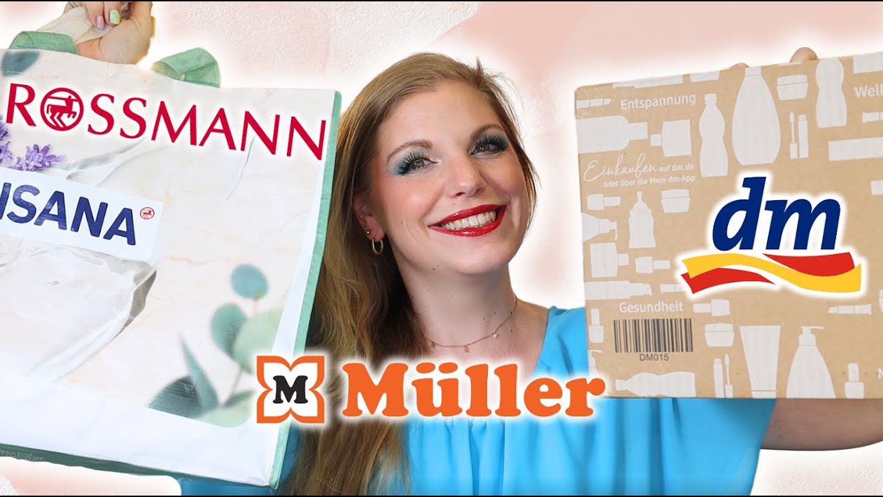 XXL Drogerie Beauty Neuheiten Haul 🛒 dm & Rossmann & Müller