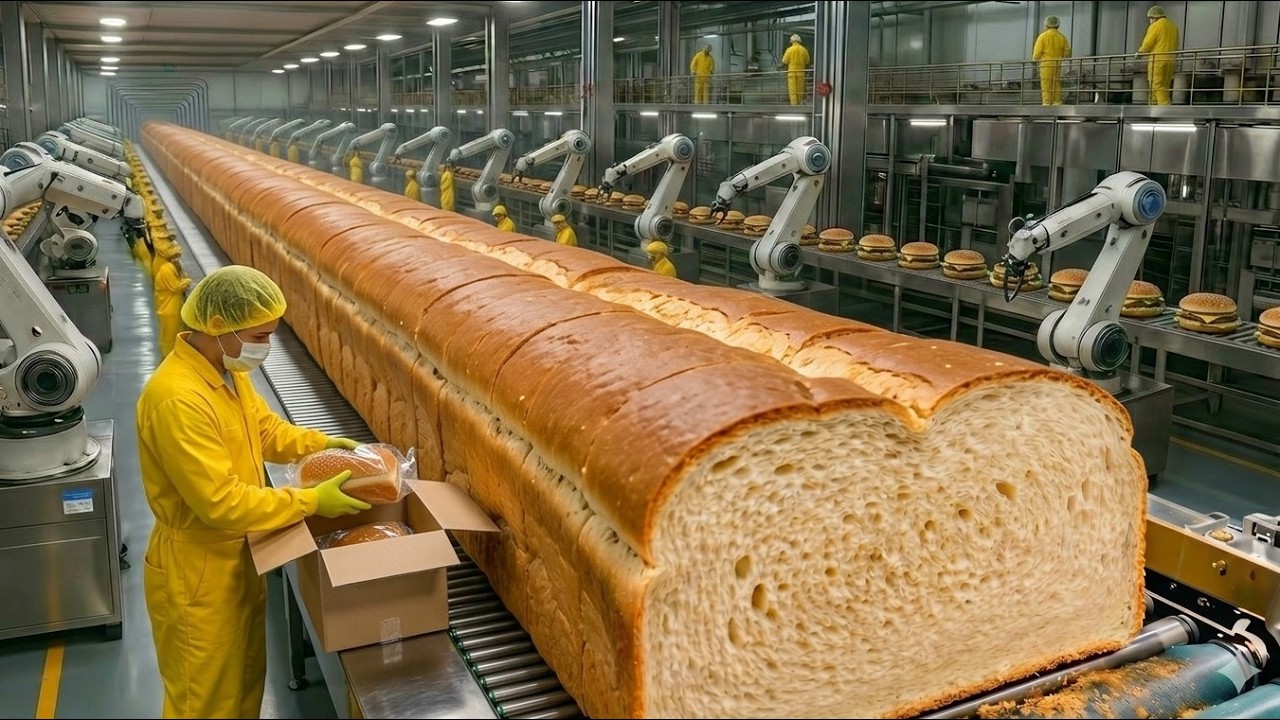 Inside the World's Largest Bread Factory: The Technology Behind Fresh Loaves