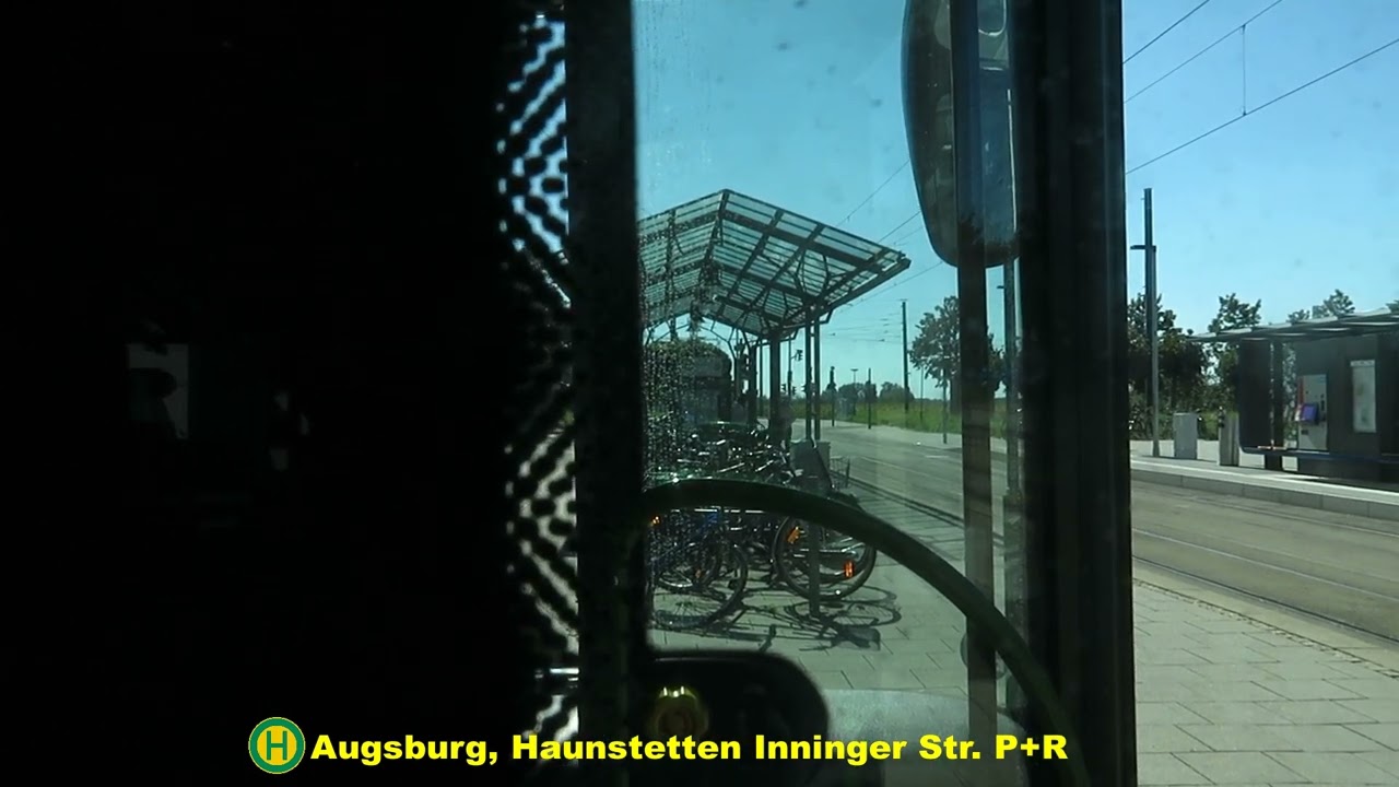 Bus Augsburg / AVV:  Linie24 und 25 Haustetten Nord - Haustetten Süd - Haustetten Nord [ 09.2023 ]