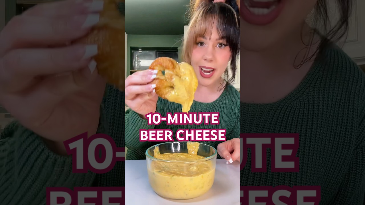 10-MINUTE BEER CHEESE DIP | GAME DAY FOOD | 2025 #recipe #food #cheesedip