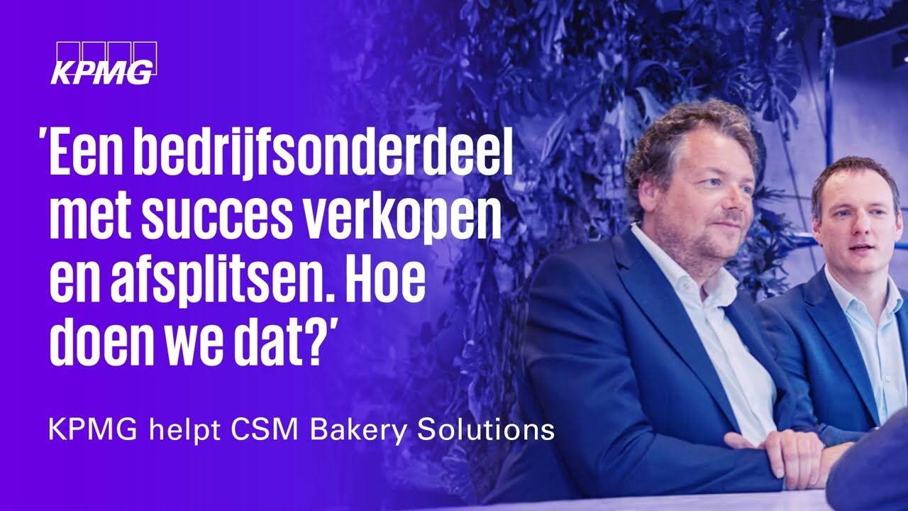 KPMG helpt CSM Bakery Solutions