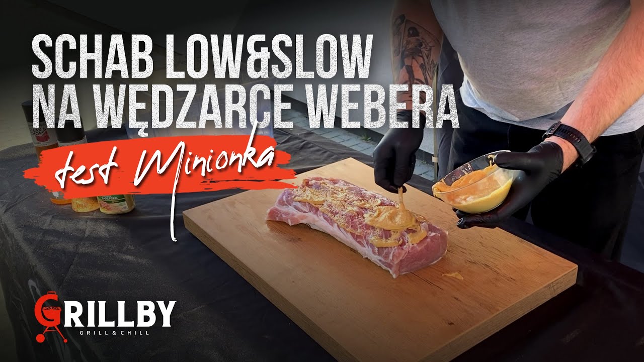 🍖 Schab low&slow na wędzarce Weber Smokey Mountain, czyli test Minionka - Schab z grilla
