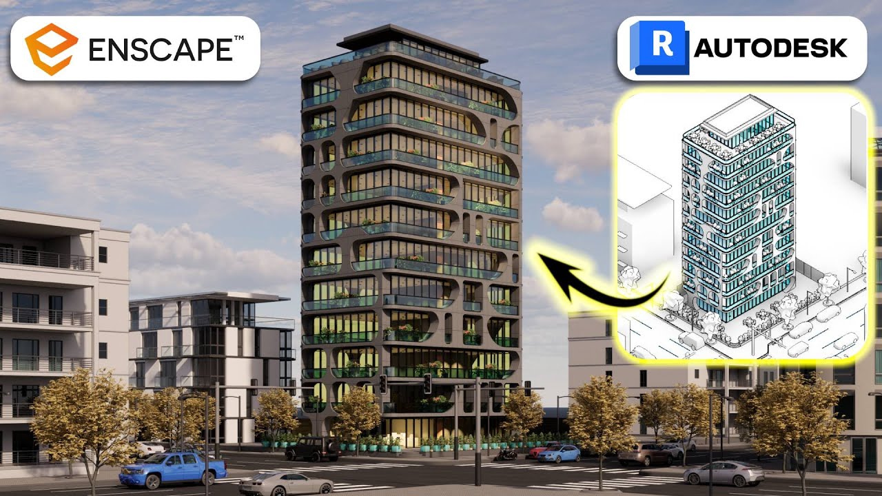 How to Render a High-Rise Building in Enscape | Revit + Enscape  Workflow