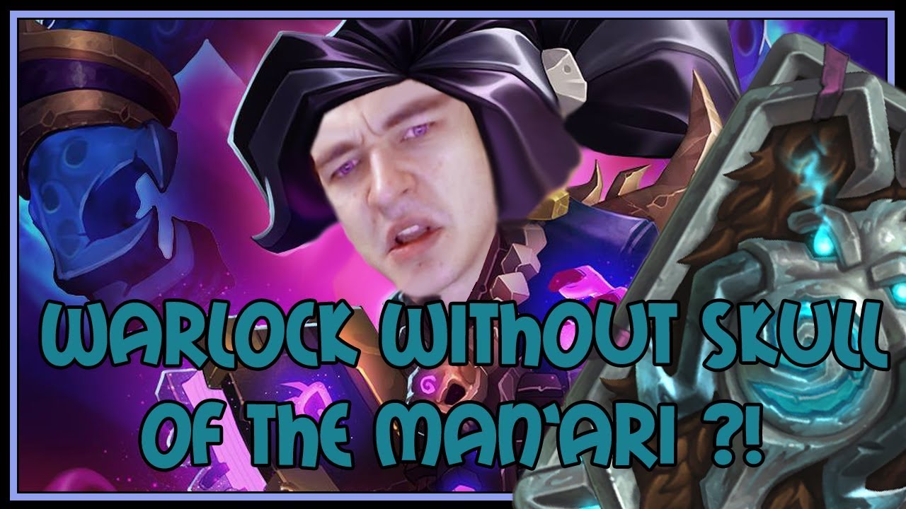 Warlock without Skull of the Man'ari ?! | The Witchwood | Hearthstone