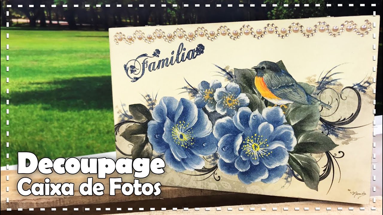 DECOUPAGE EM CAIXA com Mamiko Yamashita - Programa Arte Brasil - 17/08/2017