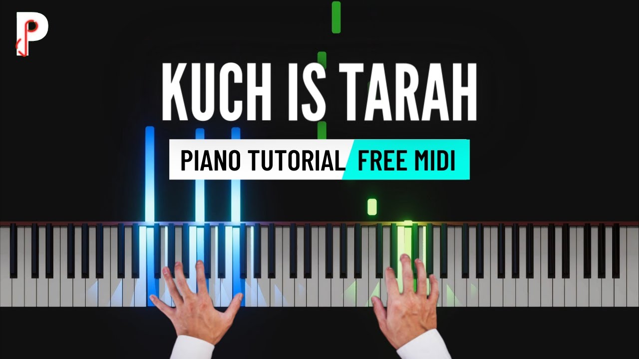 Kuch Is Tarah Piano Tutorial Instrumental Atif Aslam | Karaoke | Ringtone | Cover | Notes