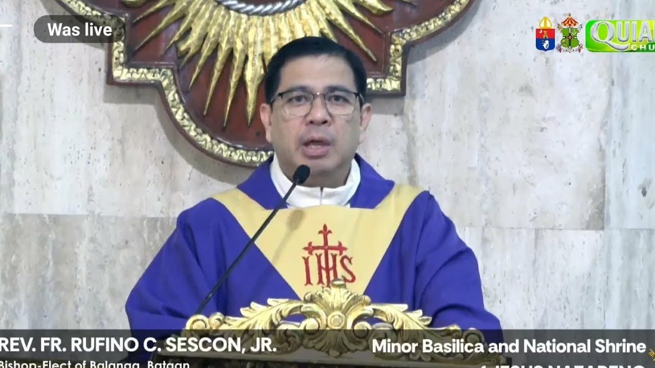 QUIAPO CHURCH LIVE TV MASS TODAY 6:00 AM MARCH 08, 2026 - SUNDAY MASS