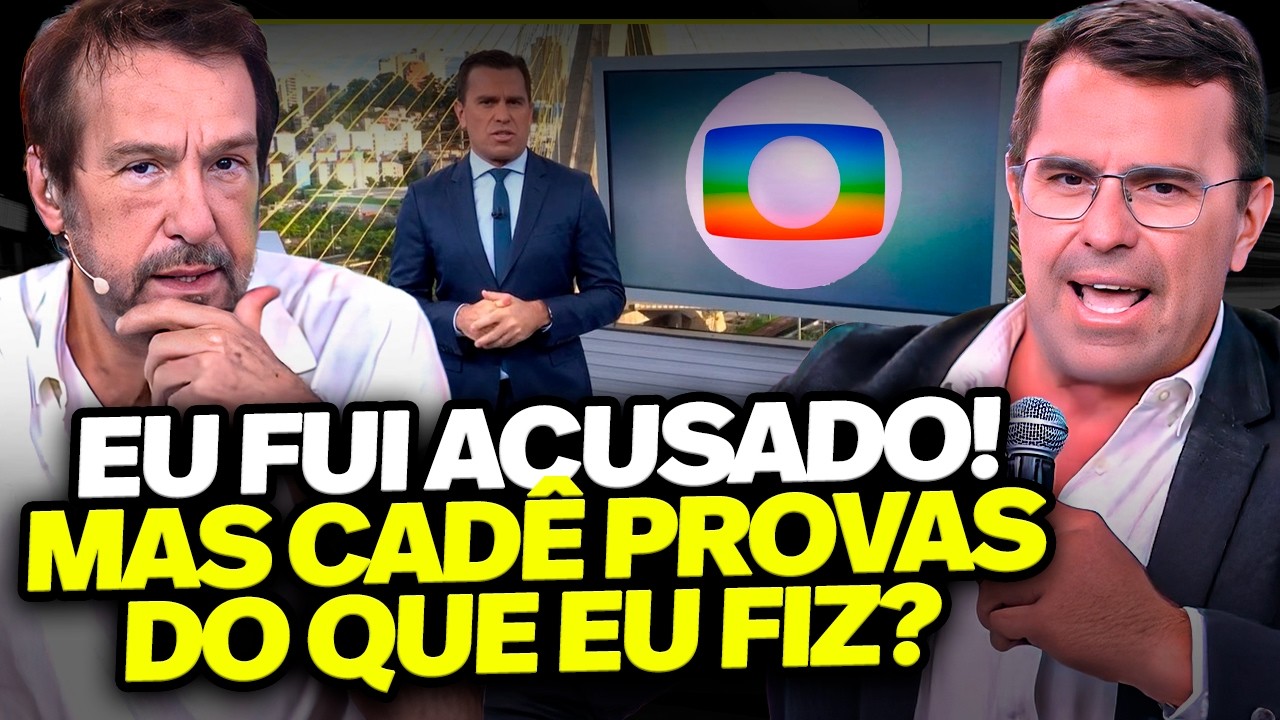 EX-APRESENTADOR DA GLOBO ABRE O JOGO APÓS DEMISSÃO DA EMISSORA E EXPÕE A VERDADE