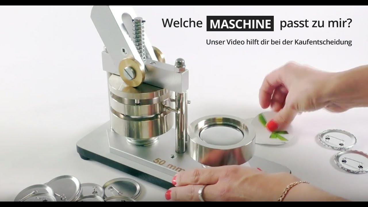 Buttonmaschinen von Badgematic - Welches Modell?