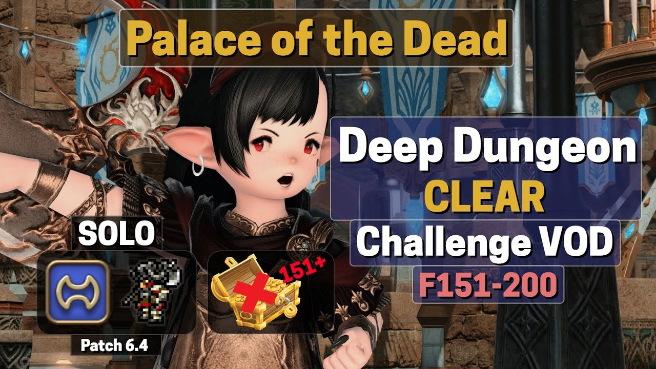 Semi-Tutorial Warrior (WAR) Solo Palace of the Dead (PotD) No Chest Challenge Clear (2023-08-05)